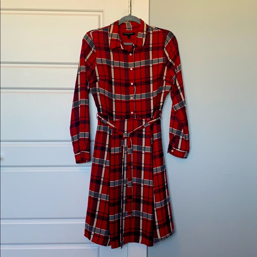 Banana Republic plaid dress